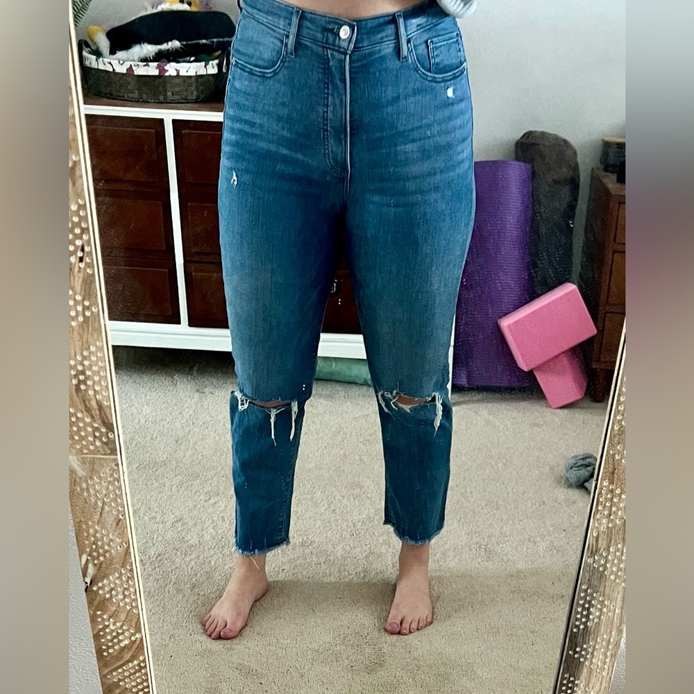 Express Super High Rise Slim Jeans, Sz 12